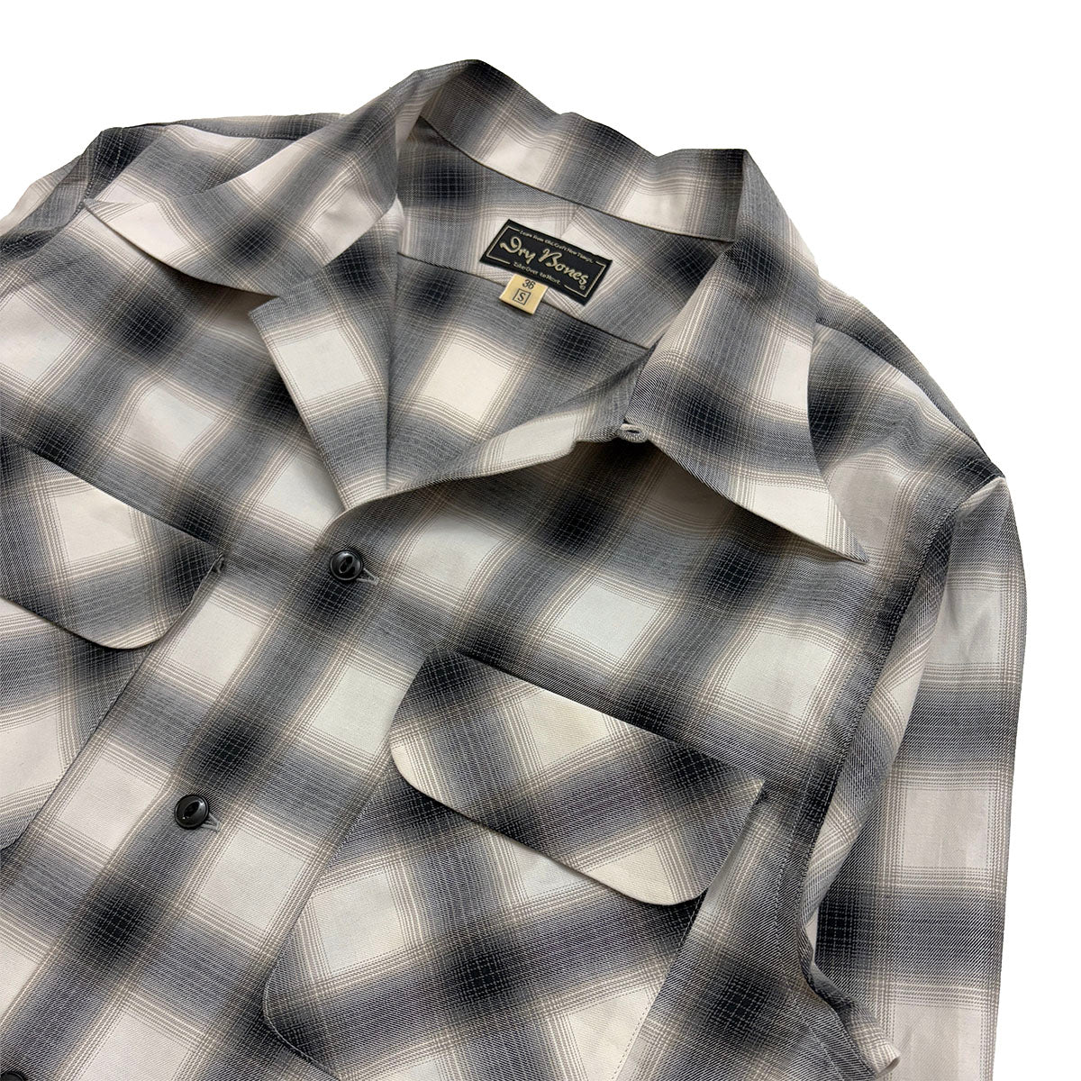 Ombre Check 2 Flap Open Shirt