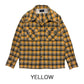 Cotton Viyella 2 Flap Work Open Shirt