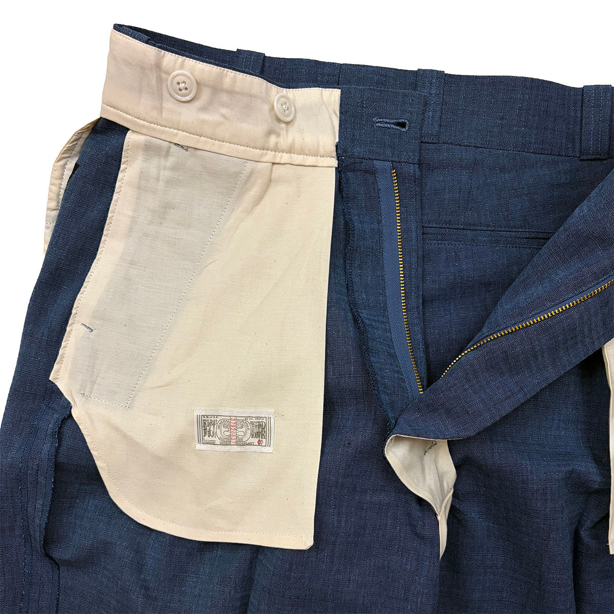 Cotton Chambray 2Tuck Work Trousers