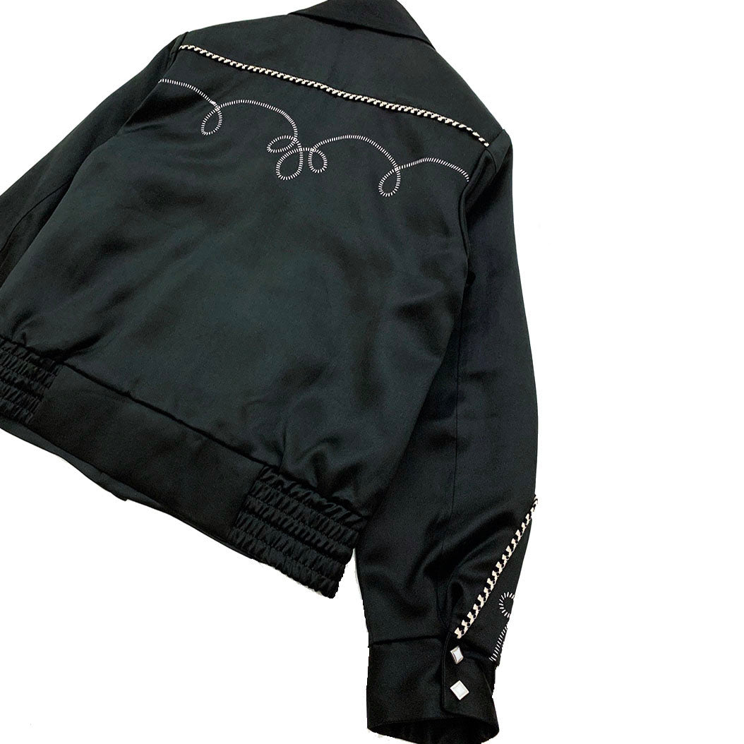 Western Style Satin Jacket