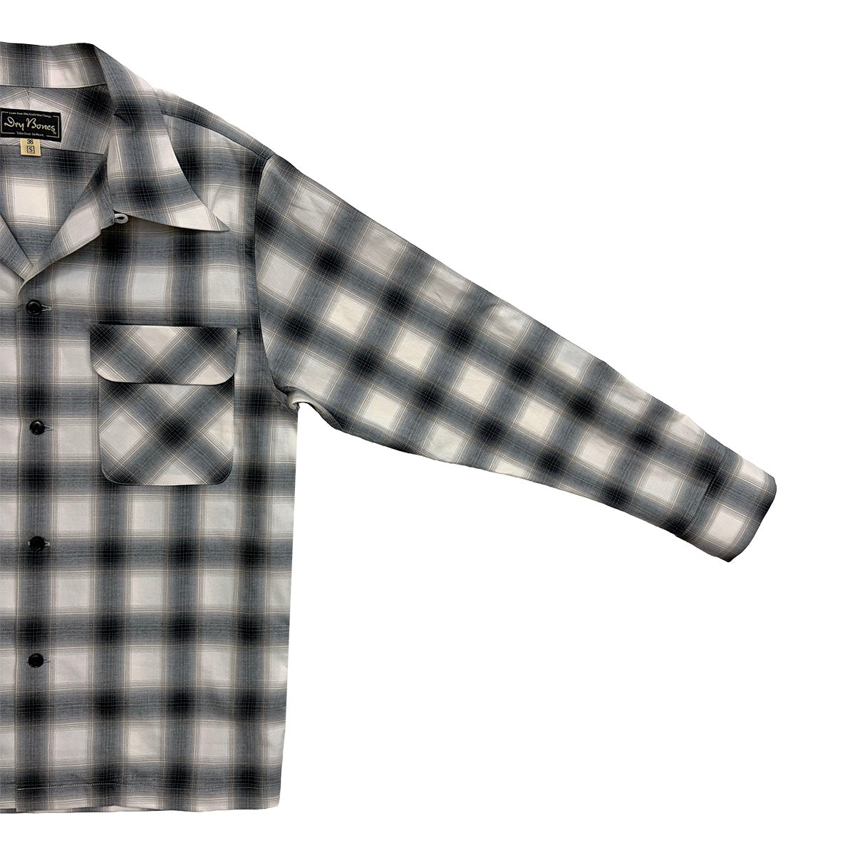 Ombre Check 2 Flap Open Shirt