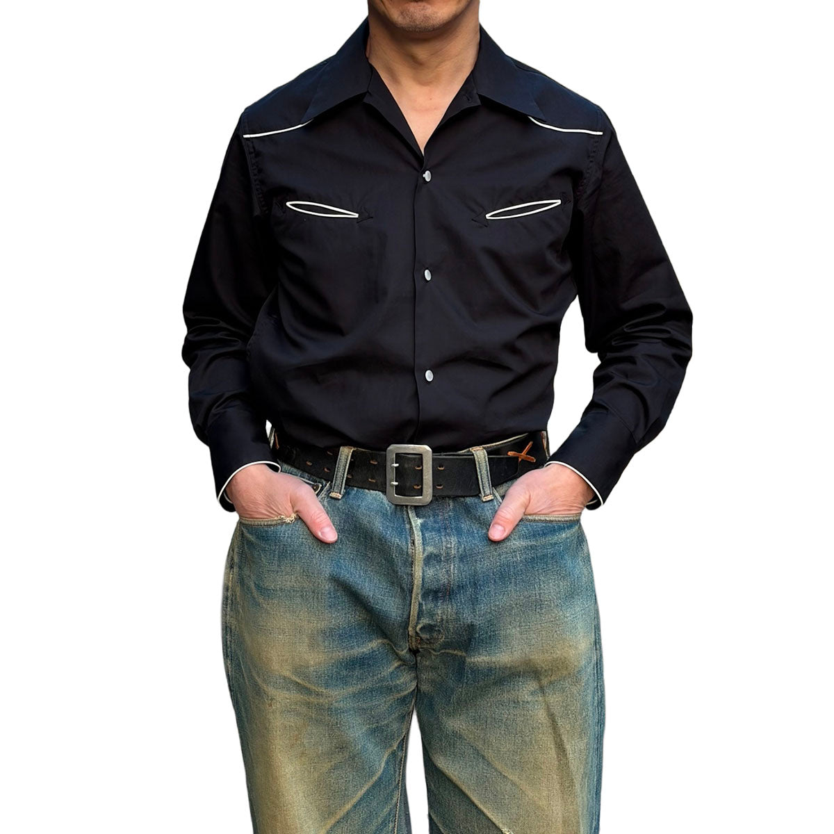 Cotton Broad Western Open Shirt