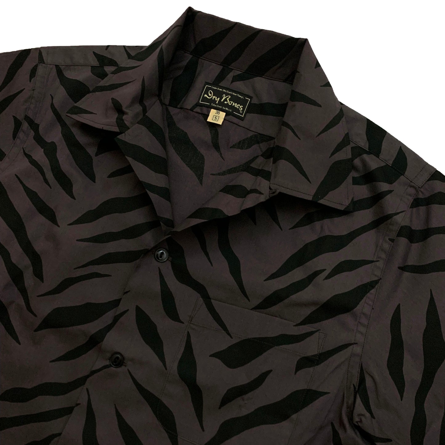 S/S Print Open Shirt“ZEBRA”