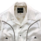 Western Plain Style Satin Jacket