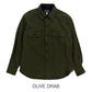 Solid Flannel Work Shirt