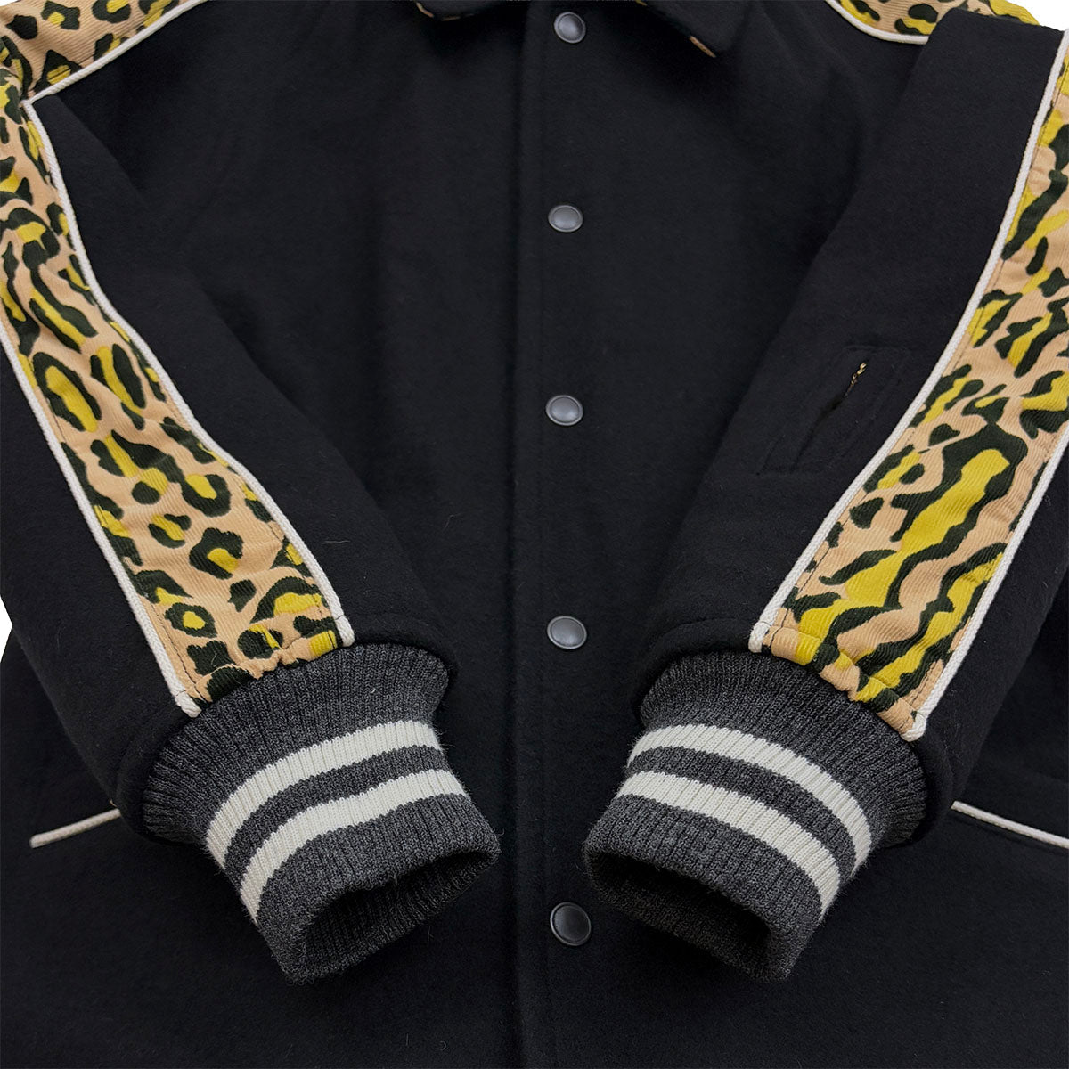 Solid Piping Car Coat
