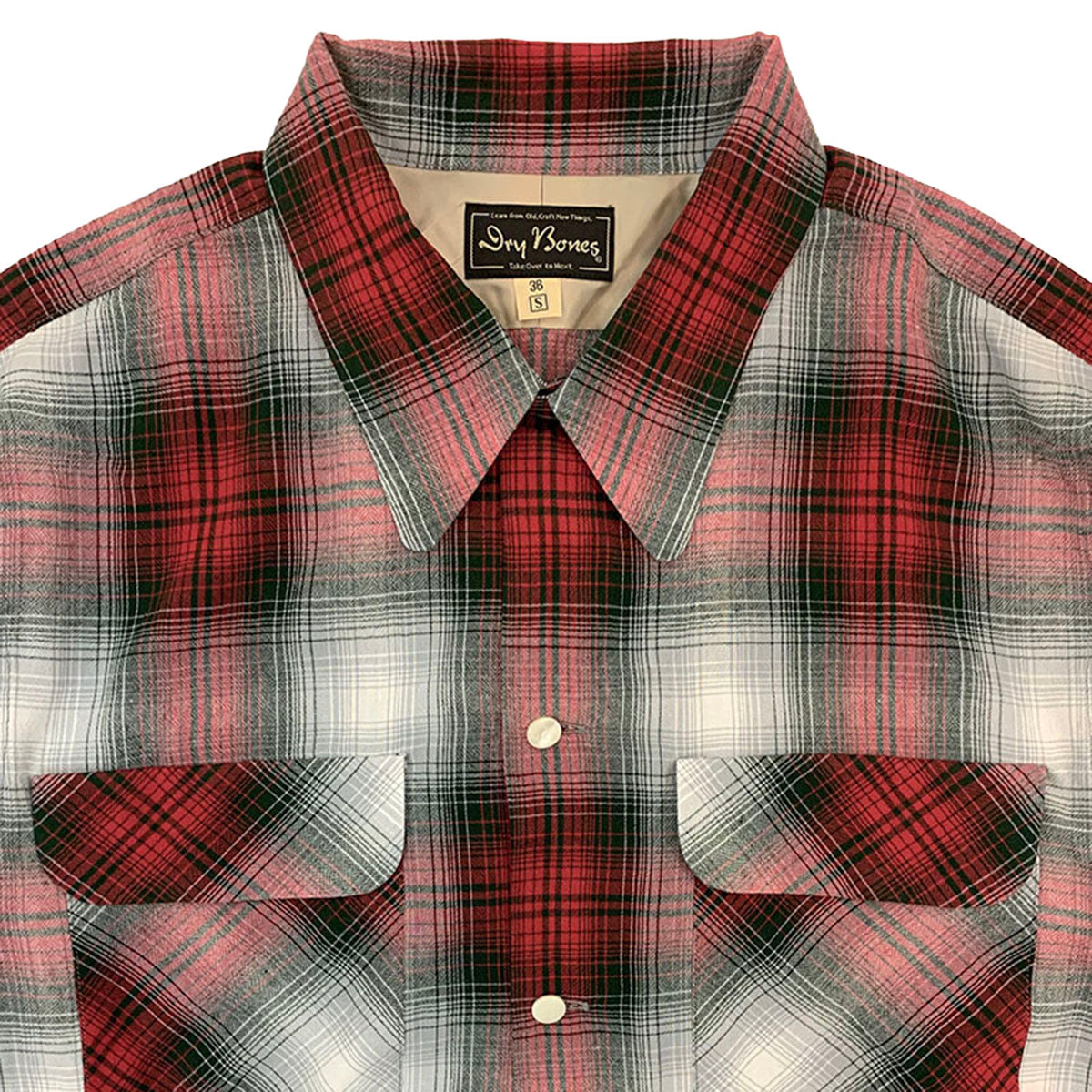 Ombre Check 2 Flap Open Shirt – Dry Bones Online Shop