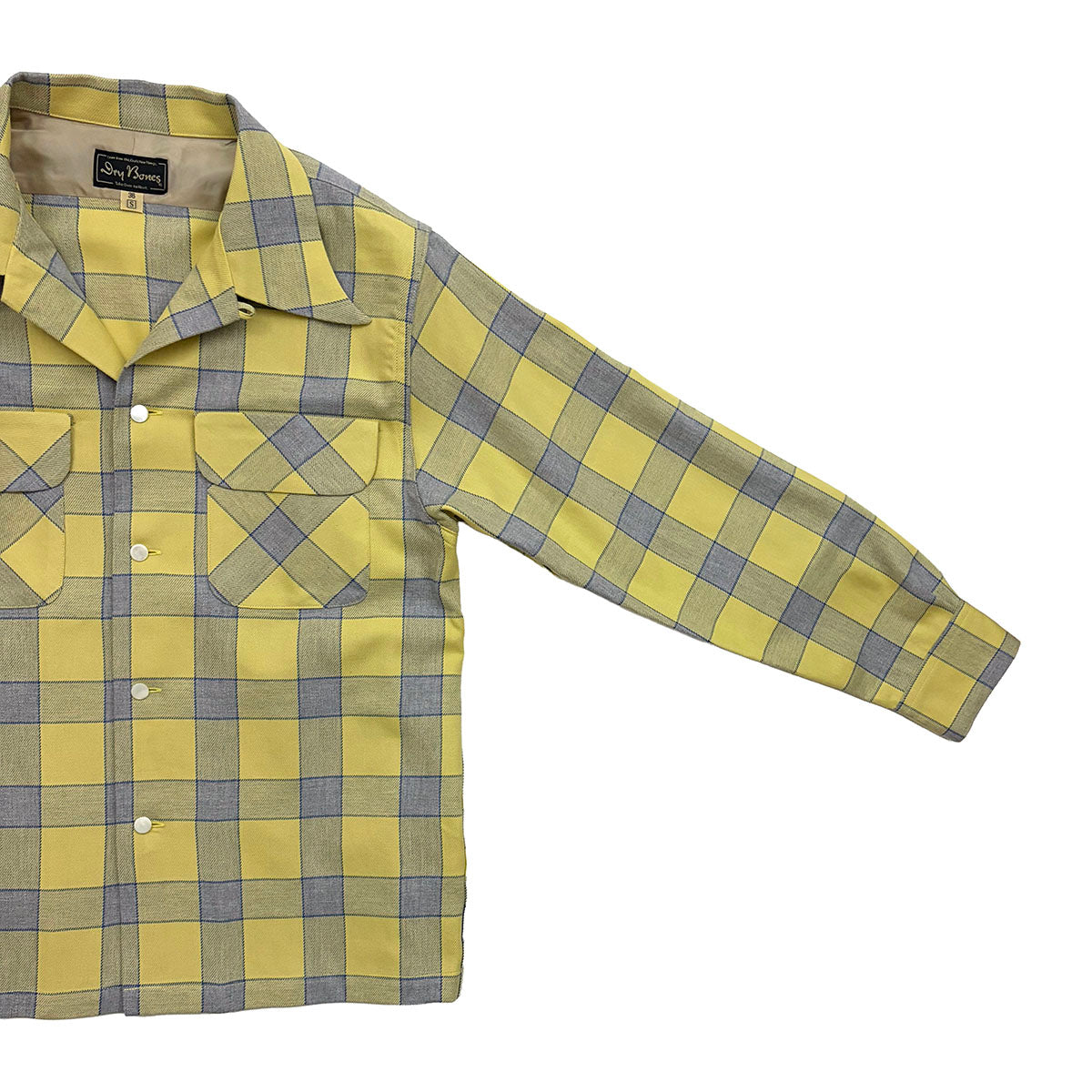 Windowpane Check 2 Flap Open Shirt – Dry Bones Online Shop