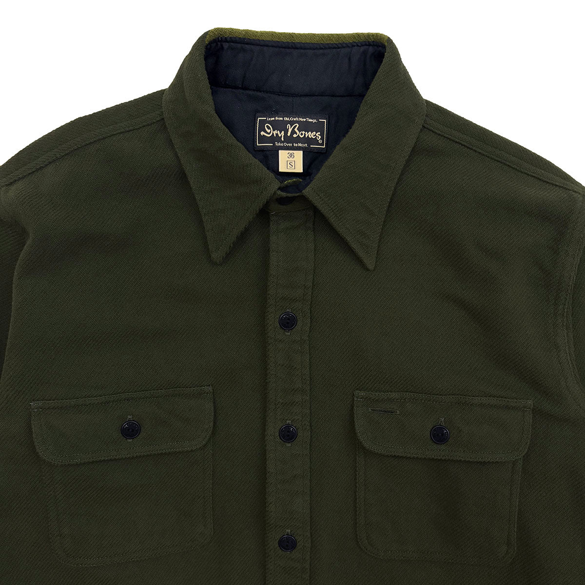 Solid Flannel Work Shirt