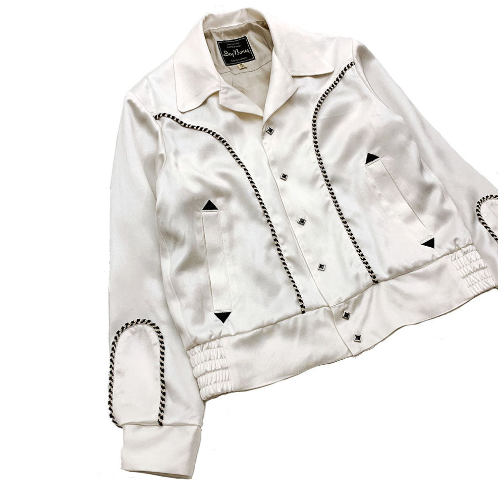 Western Plain Style Satin Jacket – Dry Bones Online Shop