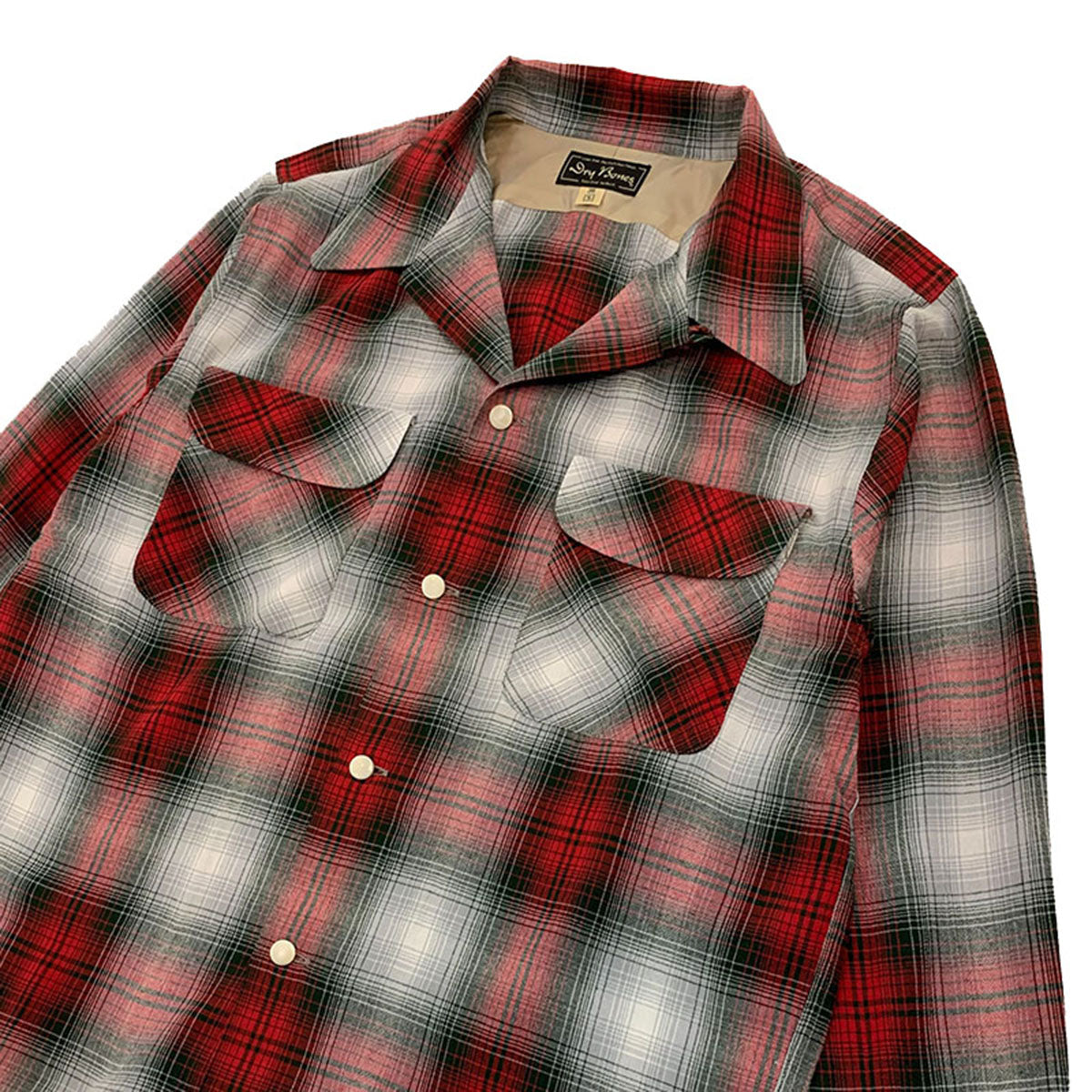 Ombre Check 2 Flap Open Shirt – Dry Bones Online Shop