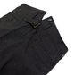 High Back Black Chambray Work Trousers 