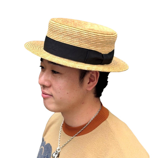 Straw Boater Hat
