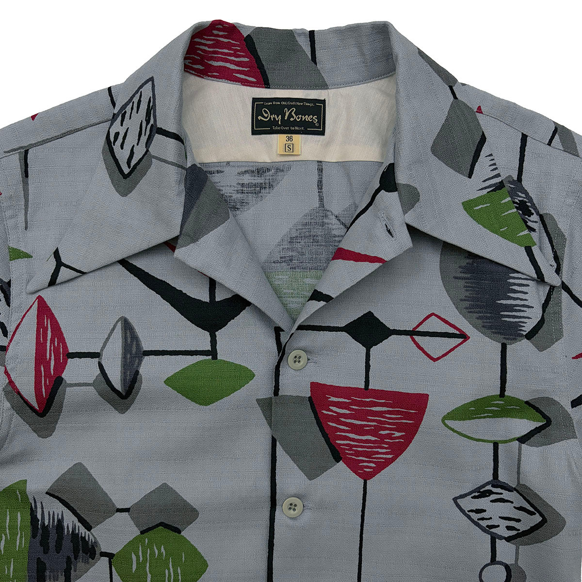 Print 2Pocket Open Shirt “MOBILE”