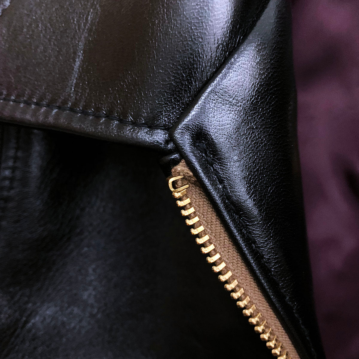Single Leather Sport Jacket