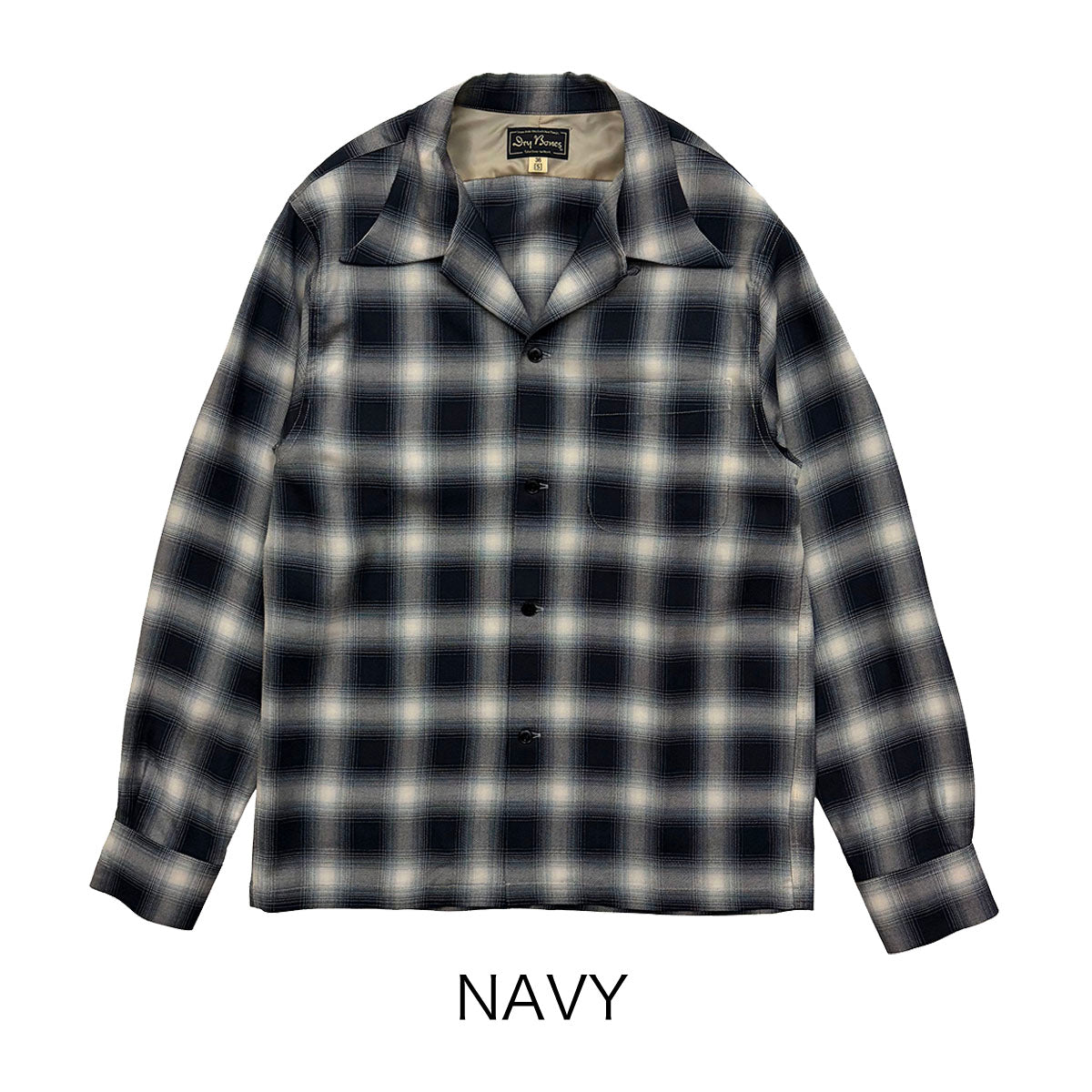 Ombre Check Open Shirt