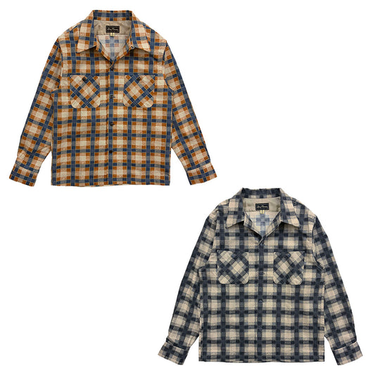 Cotton Print Open Shirt