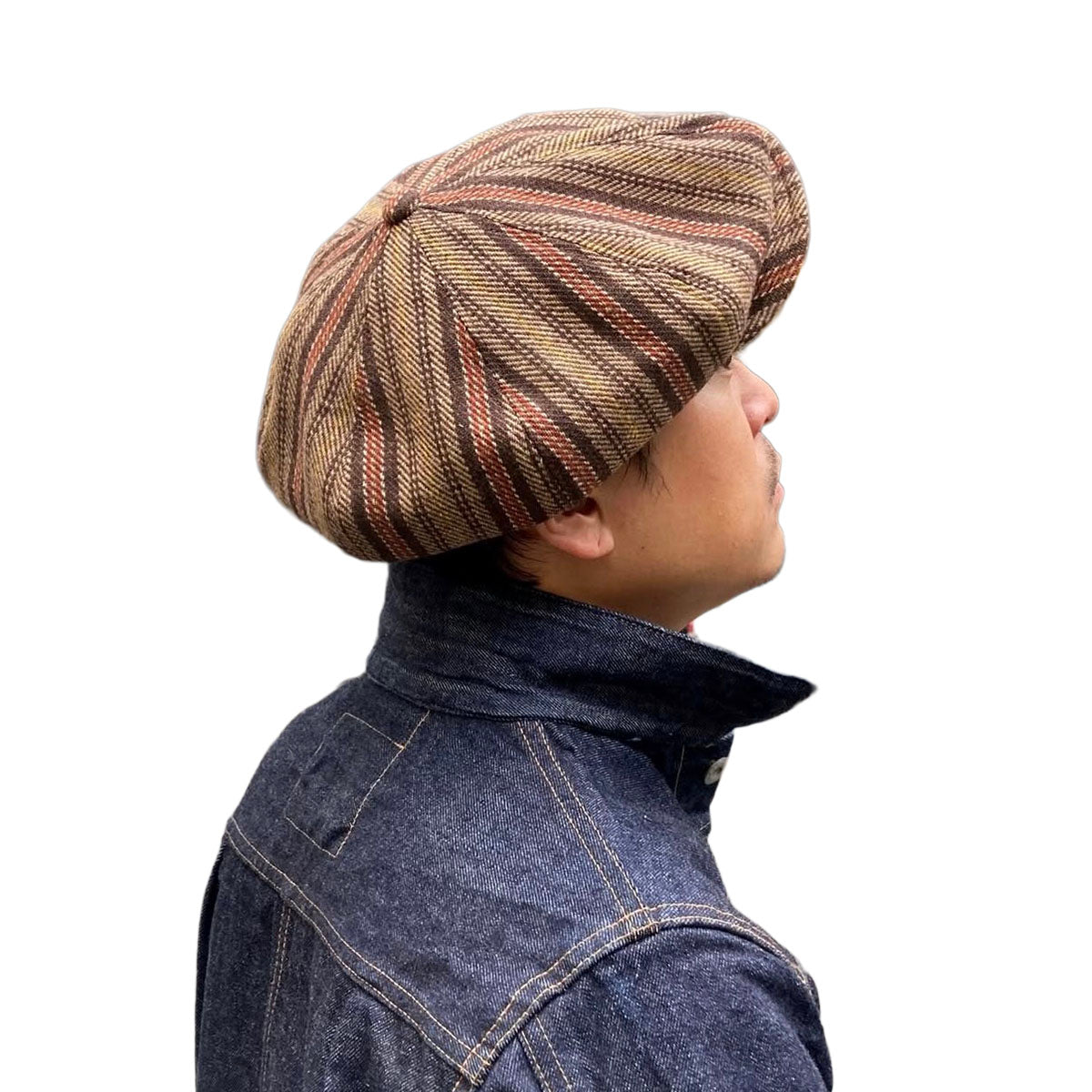 Wool Stripe Casquette