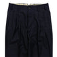 Wool Gabadine Two Tuck Trousers