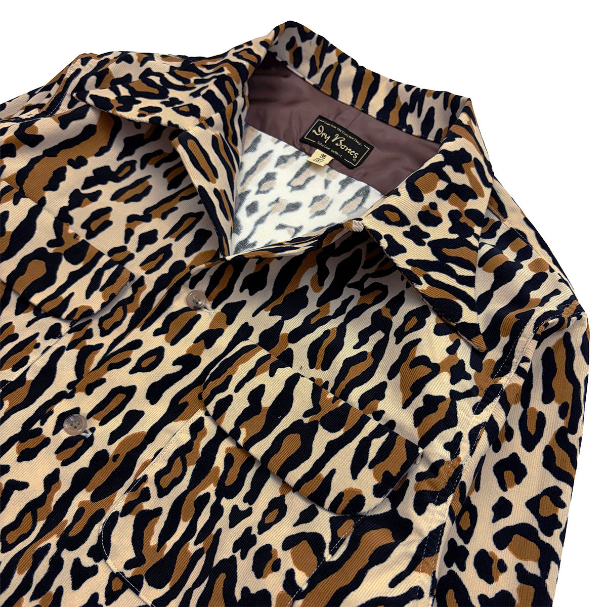 Print 2 Flap Open Shirt “VINCENT’S LEO”