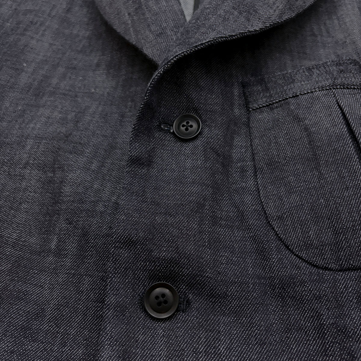 Denim Peaked lapel Jacket