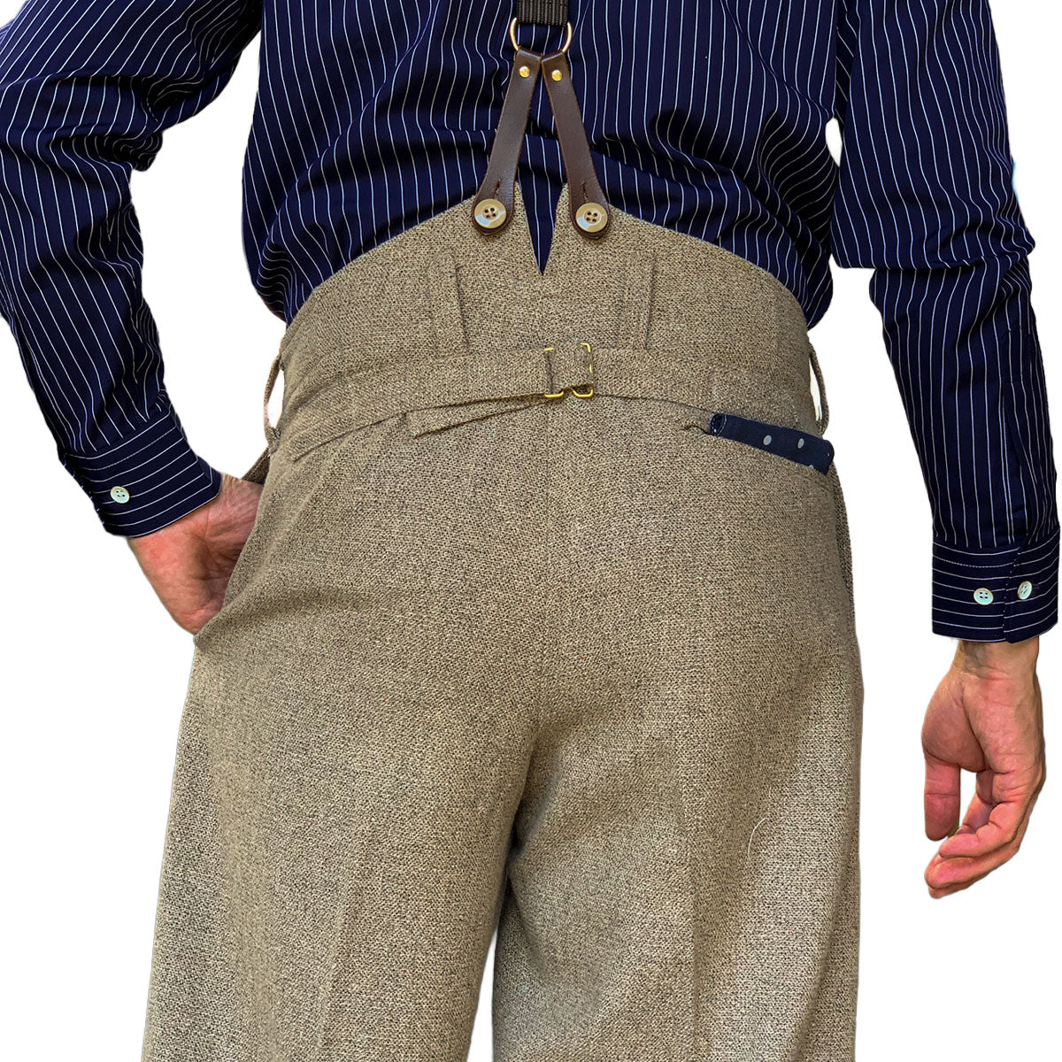 Tweed High Back  Work Trousers