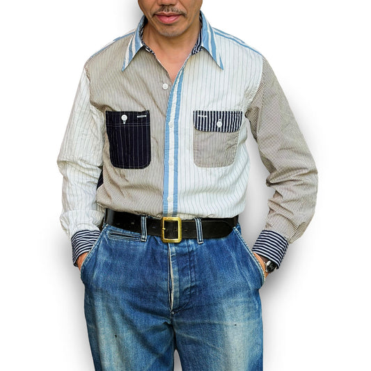 End of Day Stripe Work Shirt