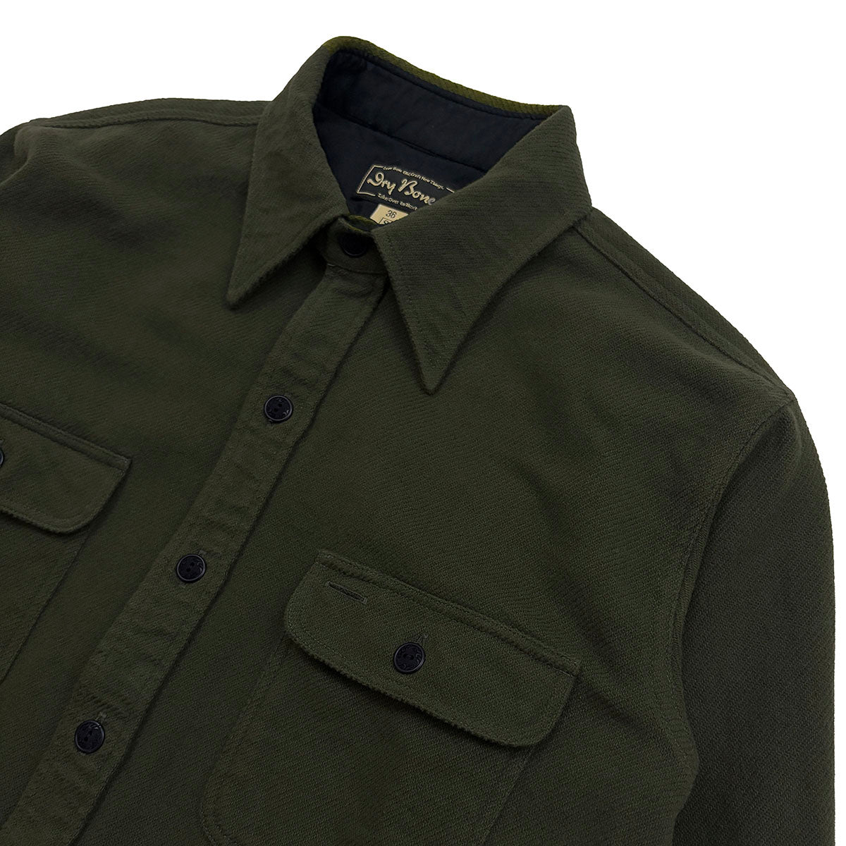 Solid Flannel Work Shirt