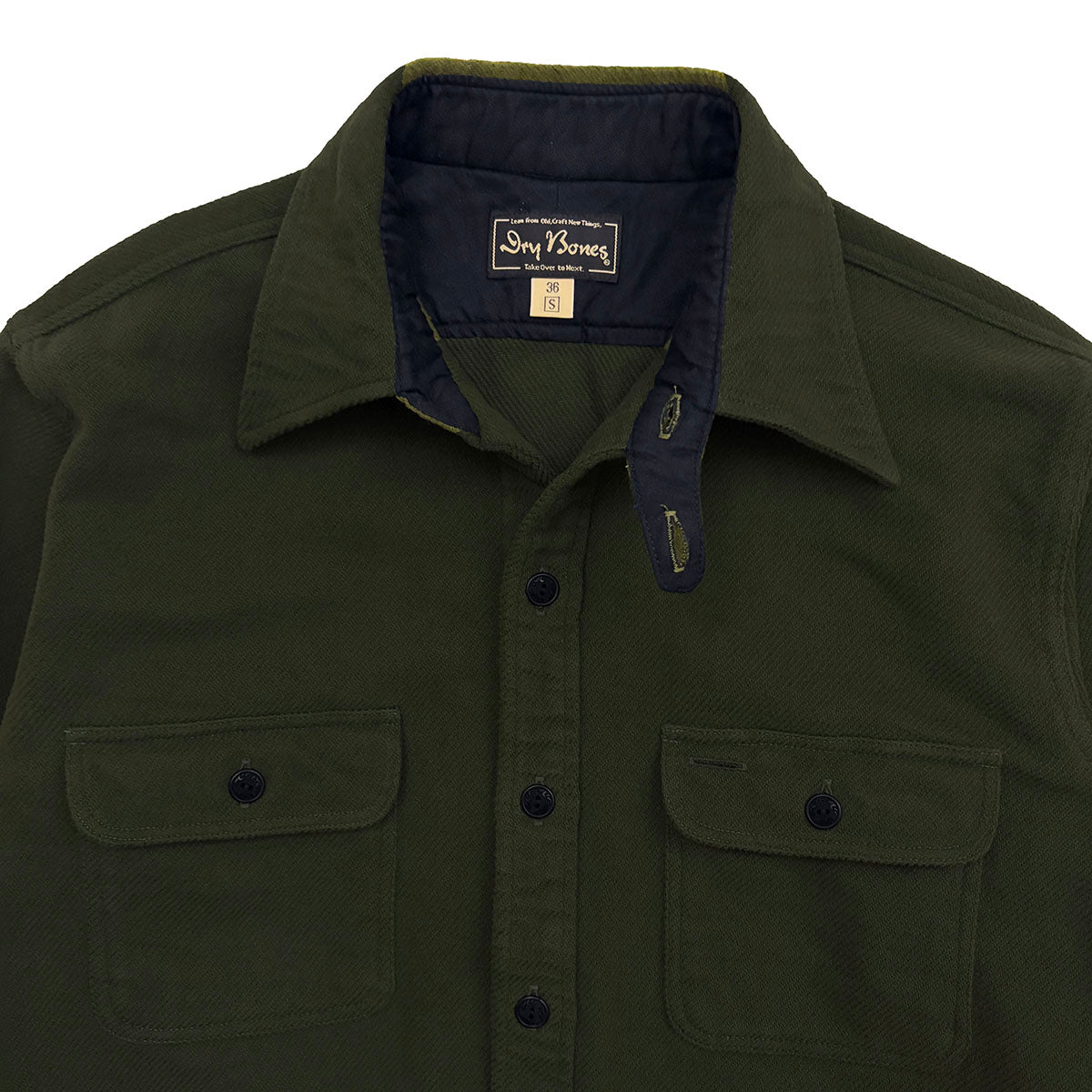 Solid Flannel Work Shirt