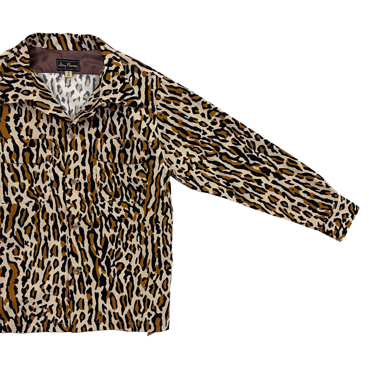Print 2 Flap Open Shirt “VINCENT’S LEO”