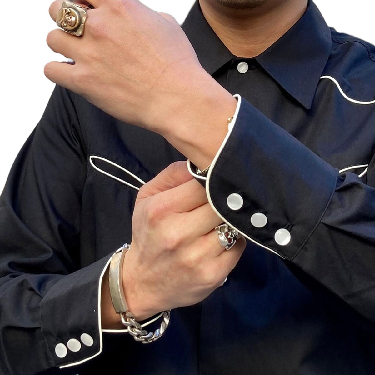 Cotton Broad Western Open Shirt