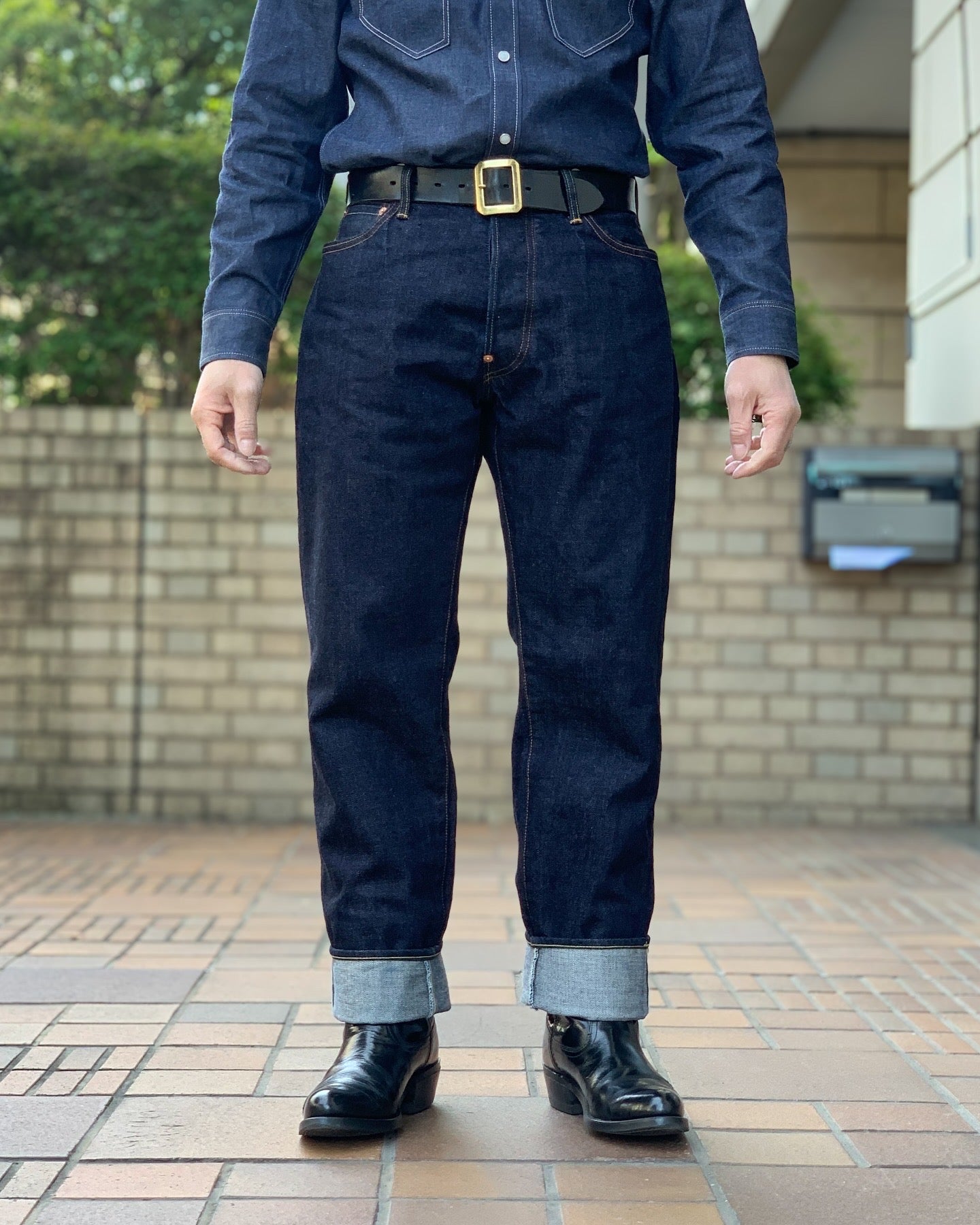 Jean Engineering Denim Overalls「Loose Fit Model」