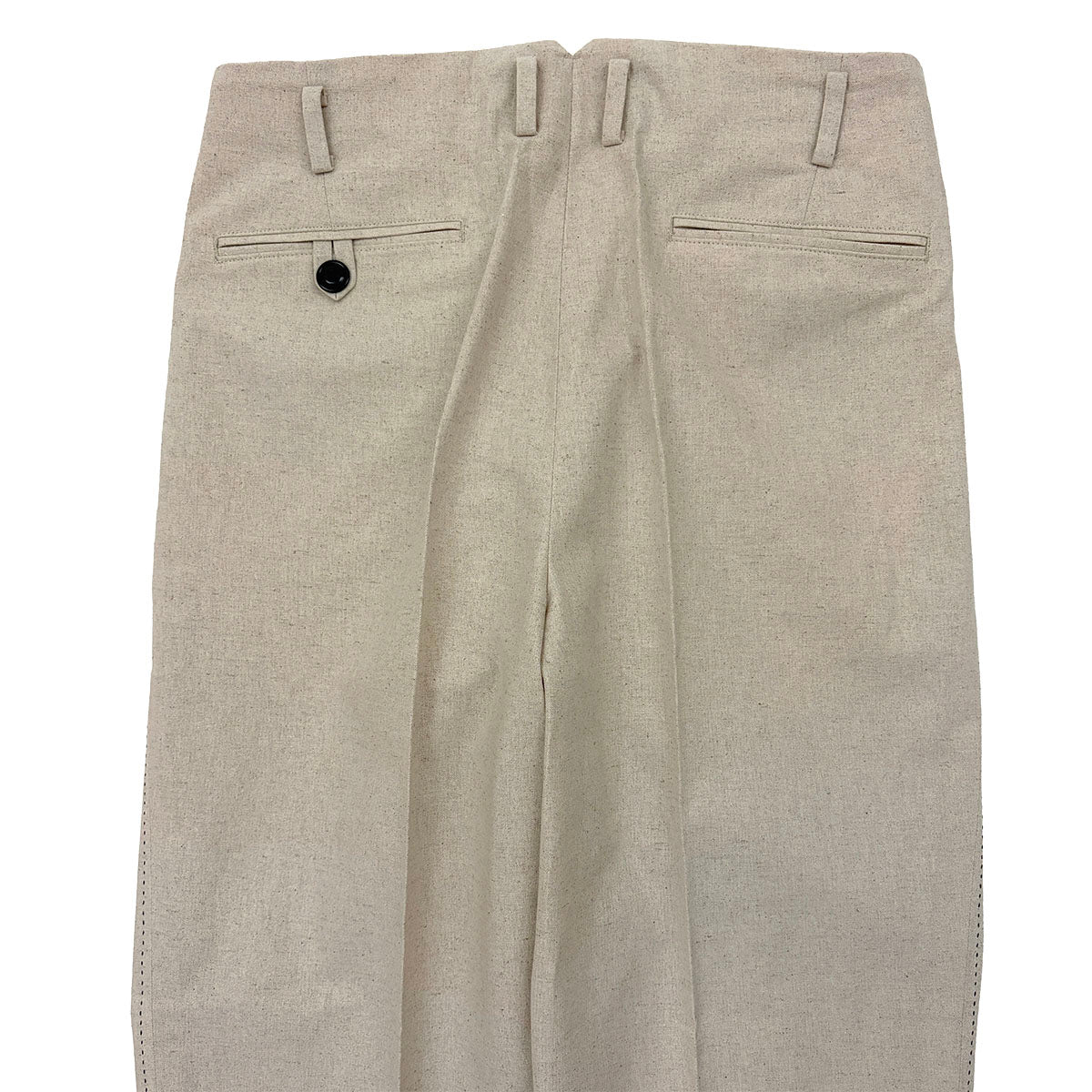 Hand Stitched Two Tuck Trousers