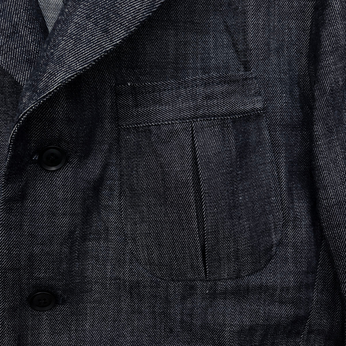 Denim Peaked lapel Jacket