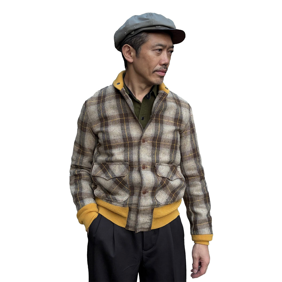 Ombre Check Sport Jacket