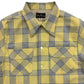 Windowpane Check 2 Flap Open Shirt