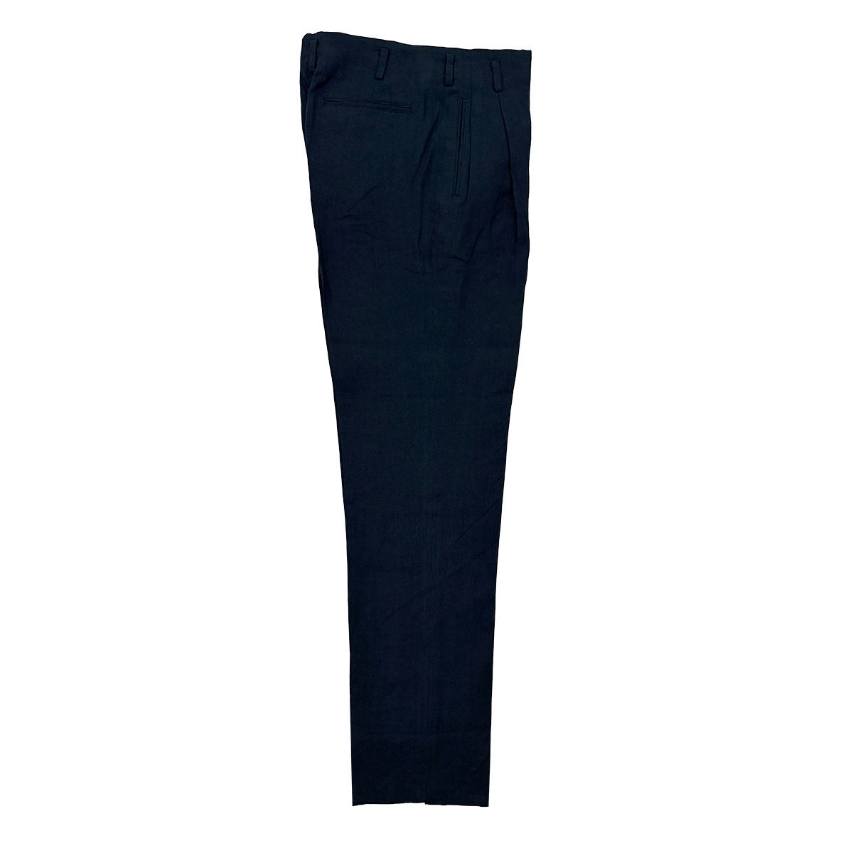 Hand Stitched Linen Two Tuck Trousers