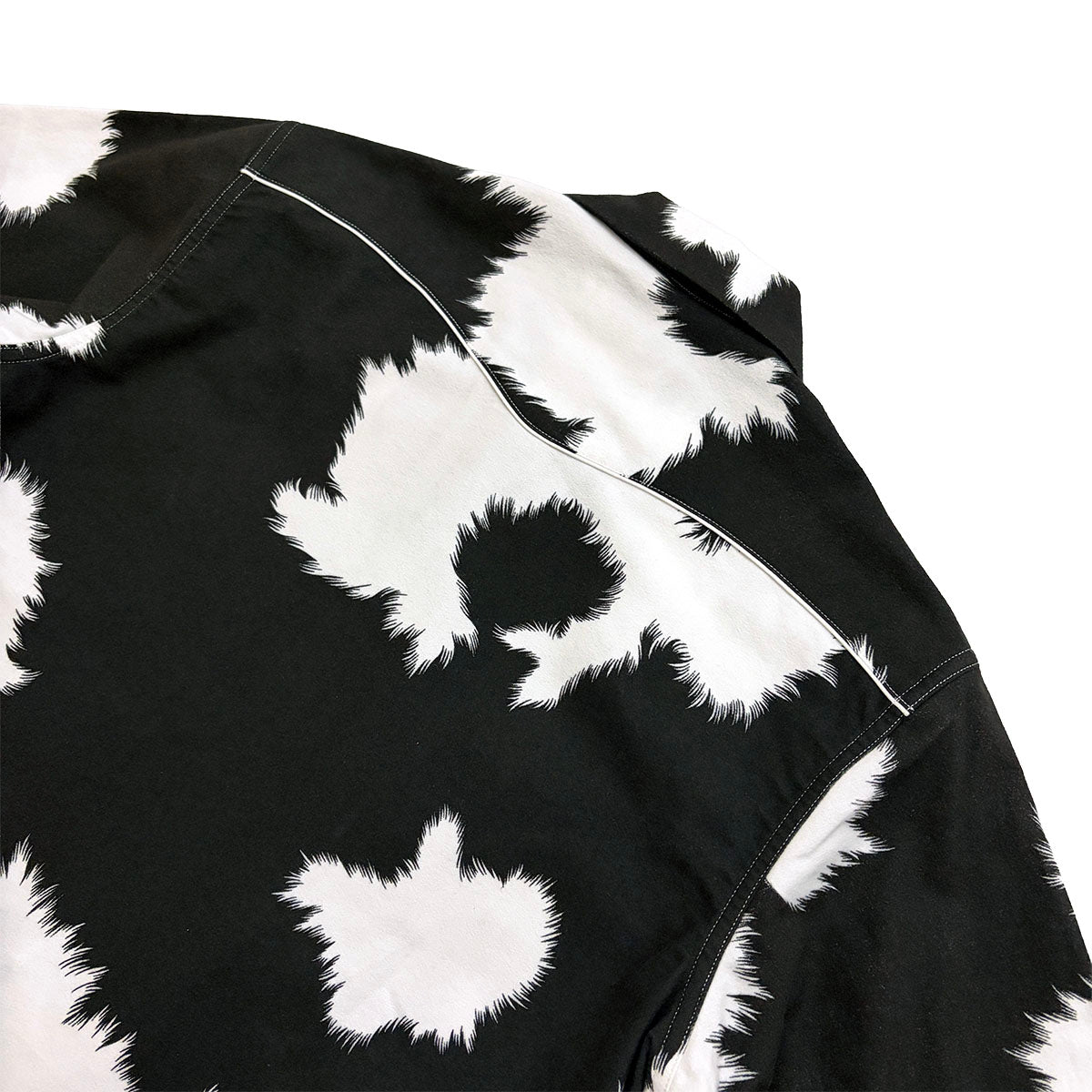 Print Flannel Western Open Shirt“HOLSTEIN”