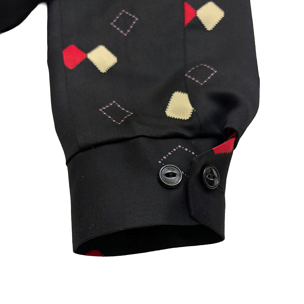 Border Argyle Gabardine Jacket