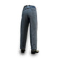 High Back Black Chambray Work Trousers 