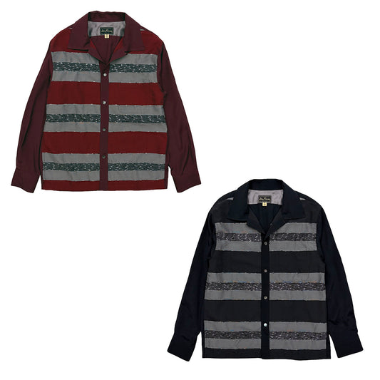 L/S Yarn Dyed 2tone Open Shirt “BERMA”