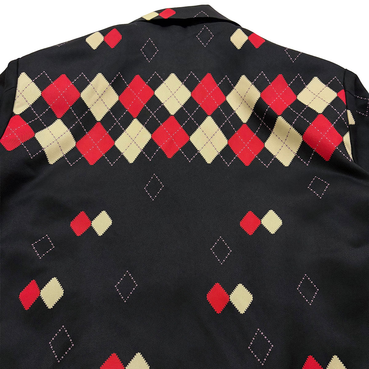 Border Argyle Gabardine Jacket