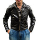 Single Leather Sport Jacket