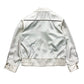 Western Plain Style Satin Jacket