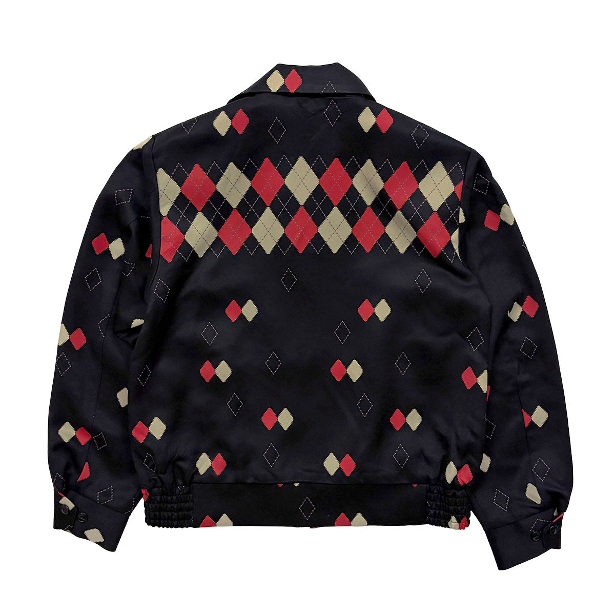 Border Argyle Gabardine Jacket
