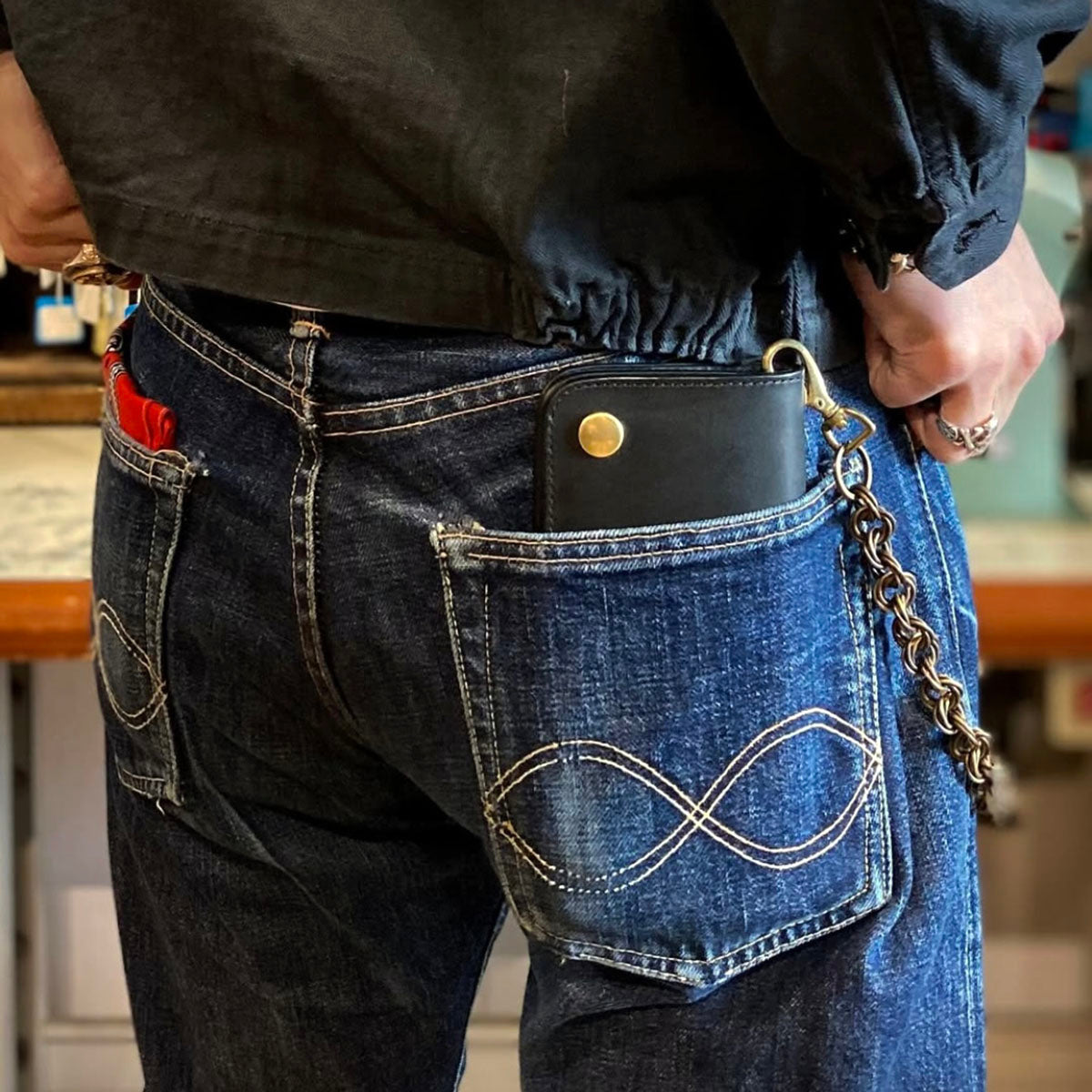 Cordovan Trucker Wallet