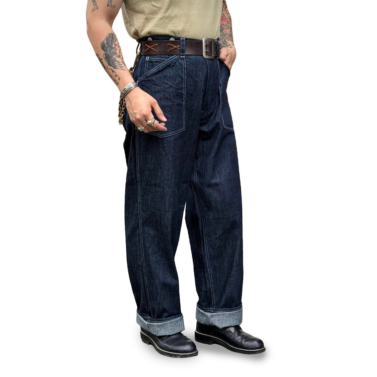 Army Denim Work Trousers