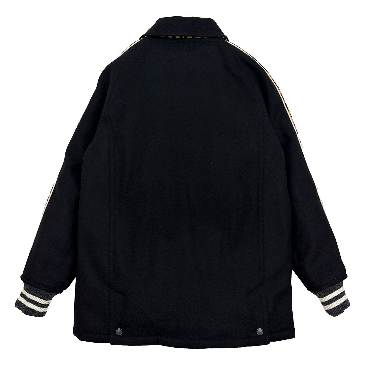 Solid Piping Car Coat