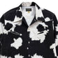 Print Flannel Western Open Shirt“HOLSTEIN”
