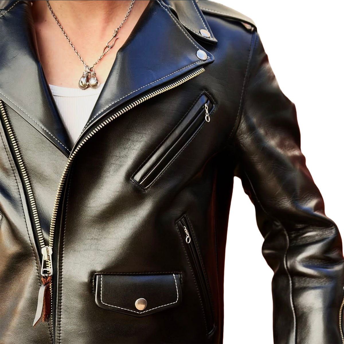 Horse Hide Motorcycle Jacket